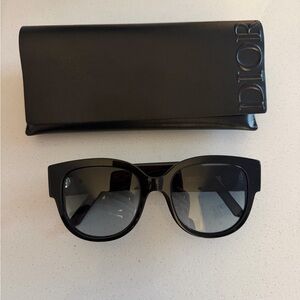 Dior Elegant Black Sunglasses with Case